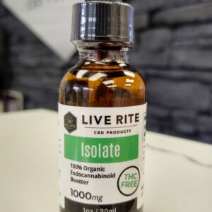 Live Rite Isolate 1000mg CBD Tincture