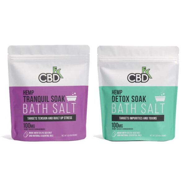 CBD Fx Bath Salts - 100mg, Assorted Varieties