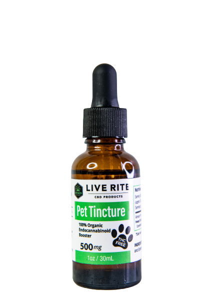 Live Rite Pet Tincture - 500mg Broad Spectrum