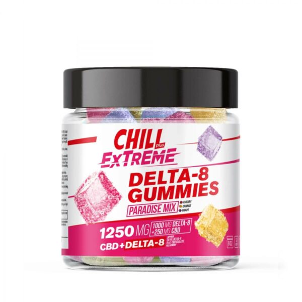 Chill Plus 1250mg X 250mg Delta 8 Gummies, Assorted Flavors