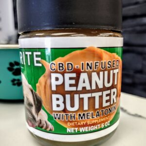 Live Rite Pet CBD-Infused Calming Peanut Butter - 300mg + 60mg Melatonin