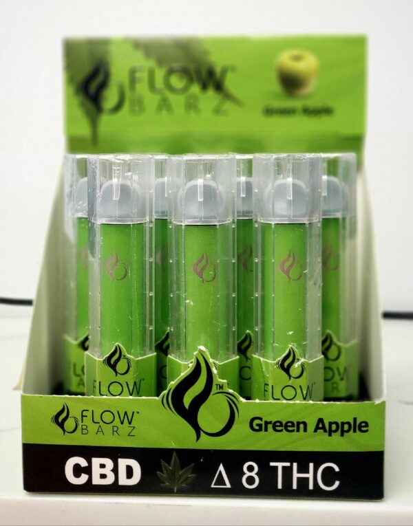 Flow Barz Delta 8 / CBD Vape Disposable Pen 500mg, Assorted Flavors