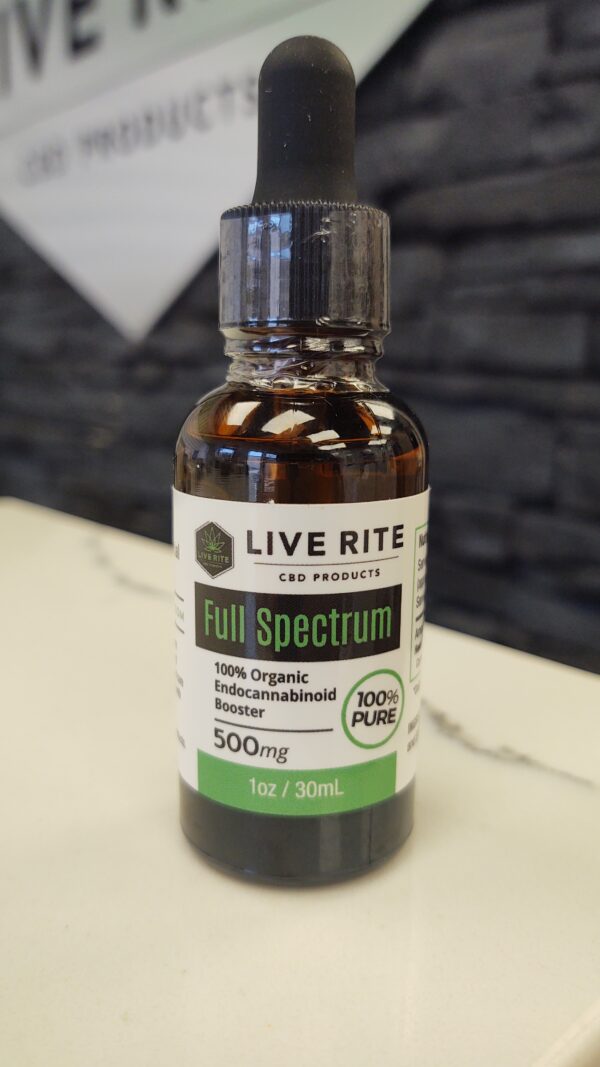 Live Rite Full Spectrum 500mg CBD Tincture