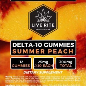 Live Rite Delta 10 Gummies 300mg