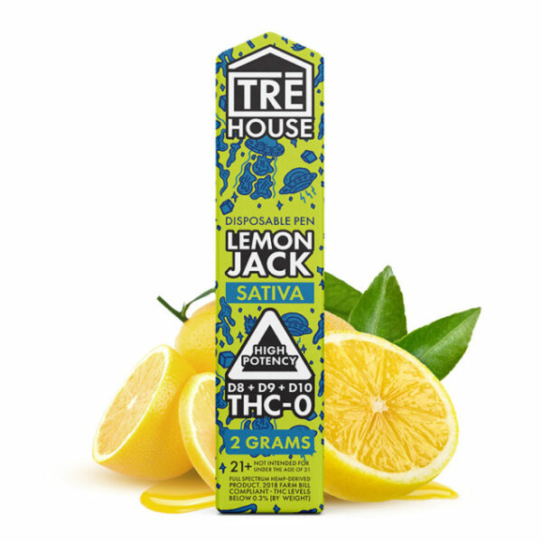 Tre House Delta 8 Disposable Pen+D9+D10+THC-O 2g, Assorted Varieties