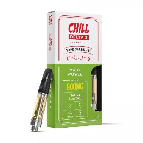 Chill Plus Delta 8 Vape Cartridge, 900mg - Assorted Varieties