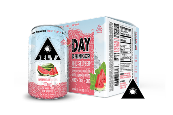 Day Drinker D8 & HHC Seltzer, Assorted Flavors