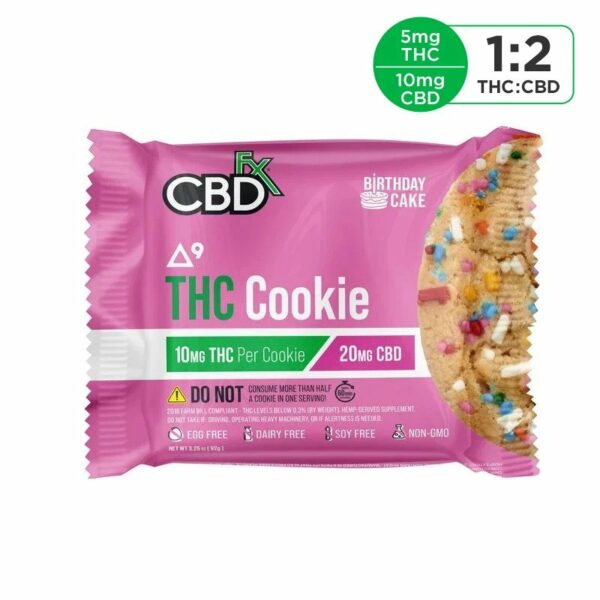 CBDFx Delta-9 THC Cookie + CBD 30mg – Assorted Varieties
