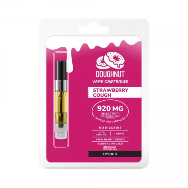 Doughnut CBD & Enzactiv Vape Cart 920mg, Assorted Varieites
