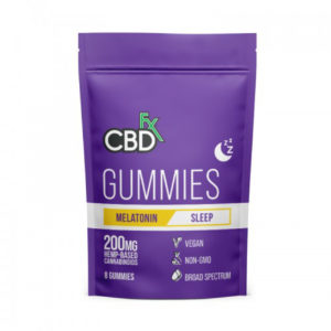 CBDFx Sleep Gummies, 200mg