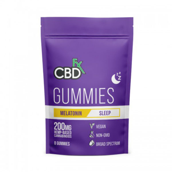 CBDFx Sleep Gummies, 200mg