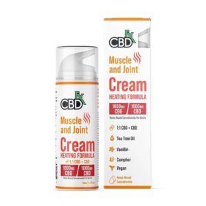 CBDFx CBD Cream For Muscle & Joint: Heating Formula 1000mg
