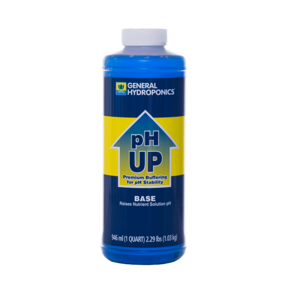 General Hydroponics pH Up Nutrient Solution, 1 Quart