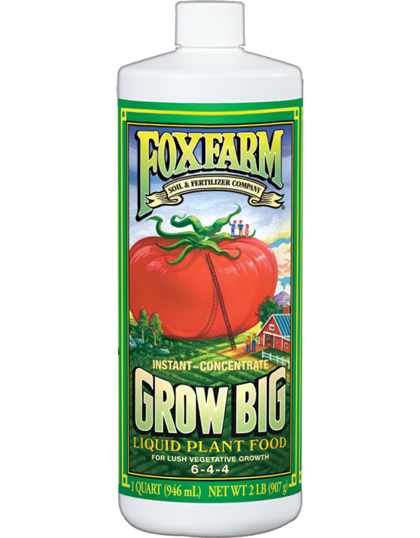 Fox Farm Grow Big Liquid Plant Food, 1 Quart