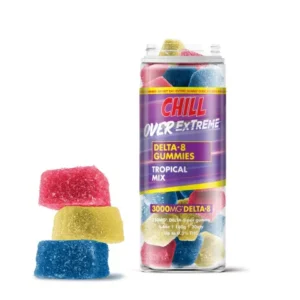 Chill Over Extreme Plus Delta 8 Gummies, 3000mg