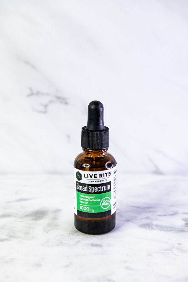 Live Rite Broad Spectrum CBD Tincture, 1000mg