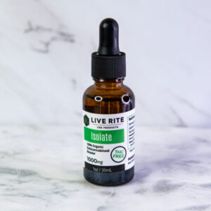 Live Rite Isolate CBD Tincture, 1000mg