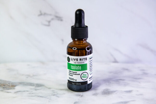 Live Rite Isolate CBD Tincture, 1000mg