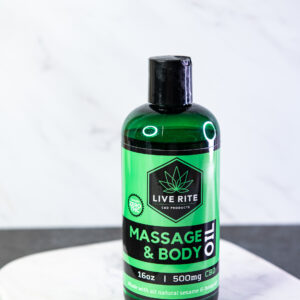 Live Rite Massage & Body Oil 500mg