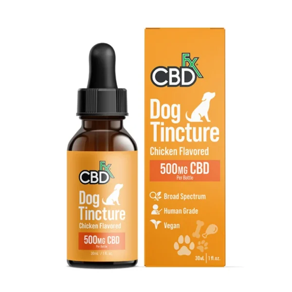 CBDFx CBD Oil Tincture for Dogs, 500mg