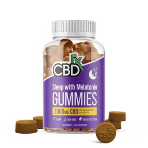 CBDFx Sleep Gummies, 1500mg