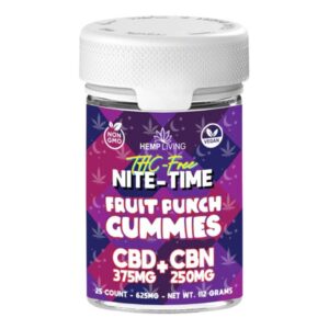 Hemp Living Nite-Time CBD + CBN Gummies 625MG