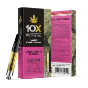 10x Delta 8 Cartridge, 900mg, Assorted Strains