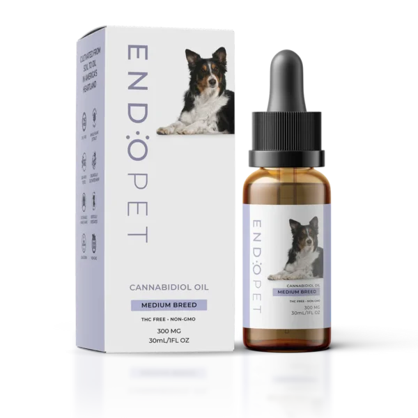 EndoPet CBD Oil Tincture for Medium Dogs, 300mg