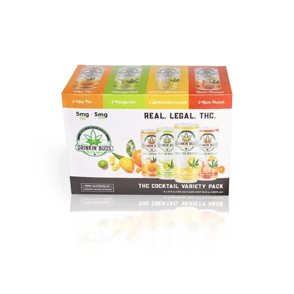 Drinkin' Buds THC Cocktails Variety Pack