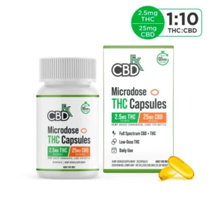 CBDFx Microdose THC Capsules 750mg